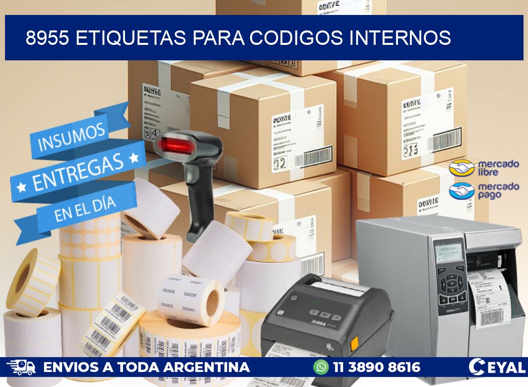 8955 ETIQUETAS PARA CODIGOS INTERNOS