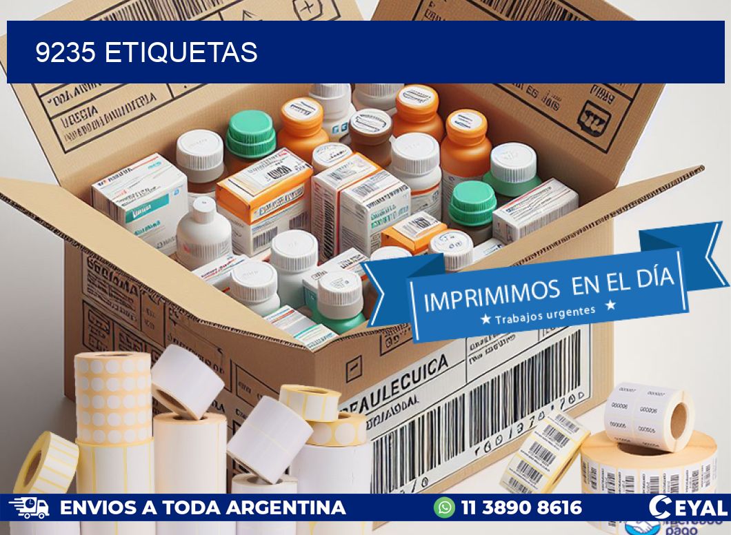 9235 ETIQUETAS