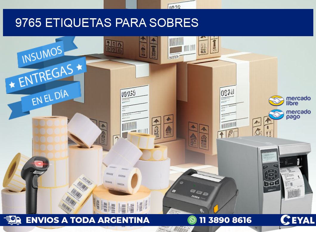 9765 ETIQUETAS PARA SOBRES