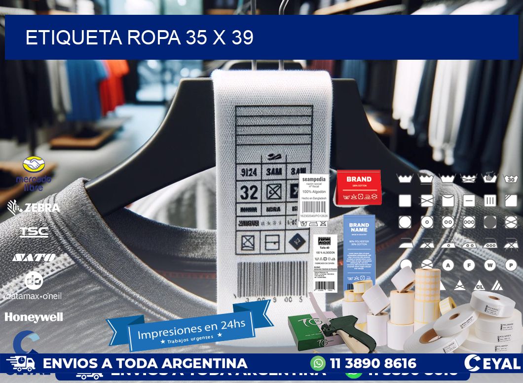 ETIQUETA ROPA 35 x 39