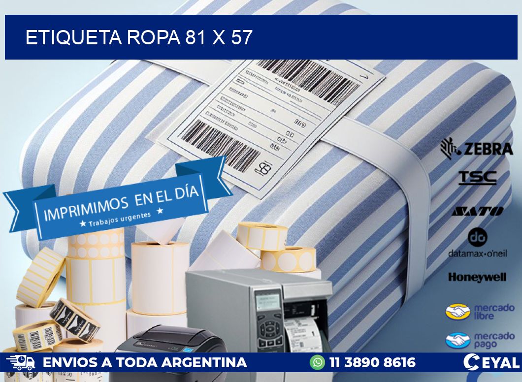 ETIQUETA ROPA 81 x 57
