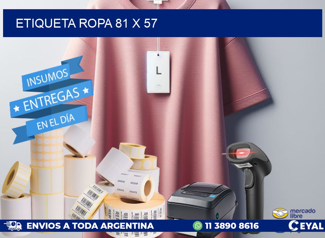 ETIQUETA ROPA 81 x 57