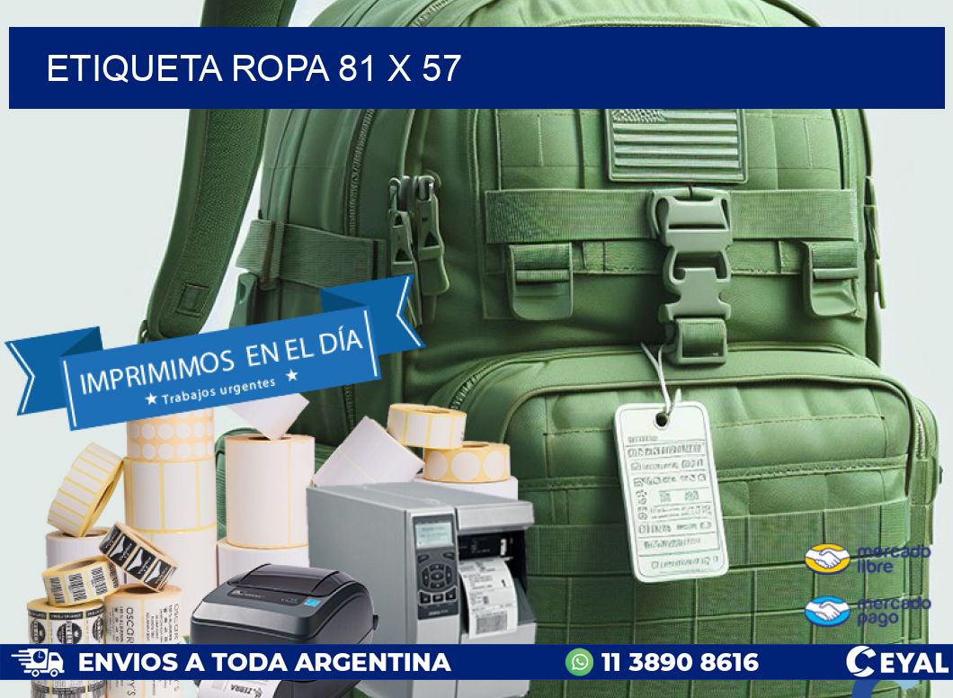 ETIQUETA ROPA 81 x 57