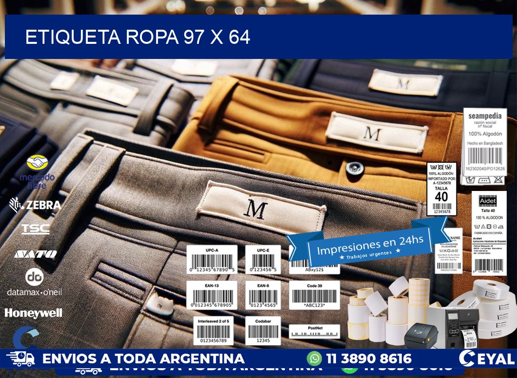 ETIQUETA ROPA 97 x 64