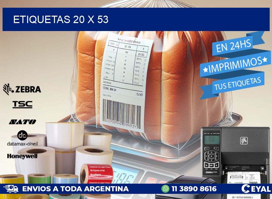 ETIQUETAS 20 x 53