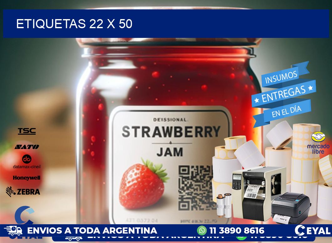 ETIQUETAS 22 x 50