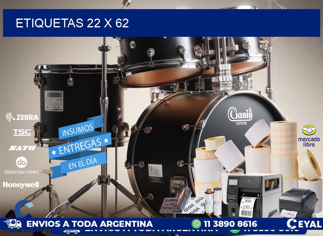 ETIQUETAS 22 x 62