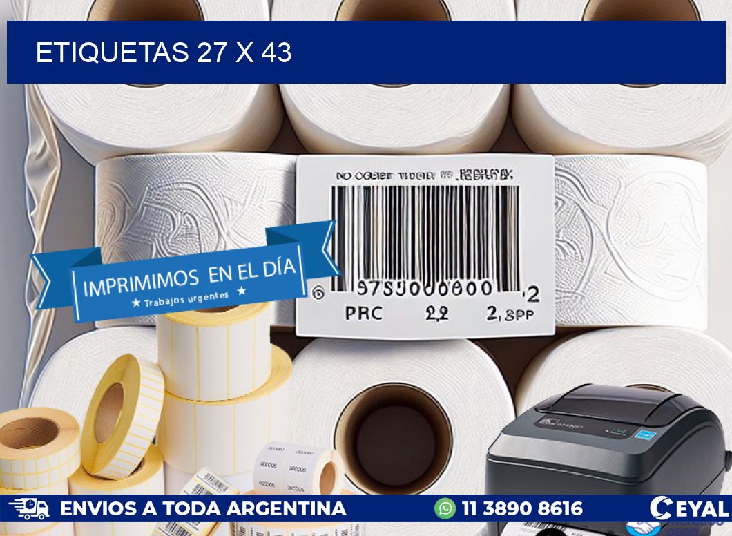 ETIQUETAS 27 x 43