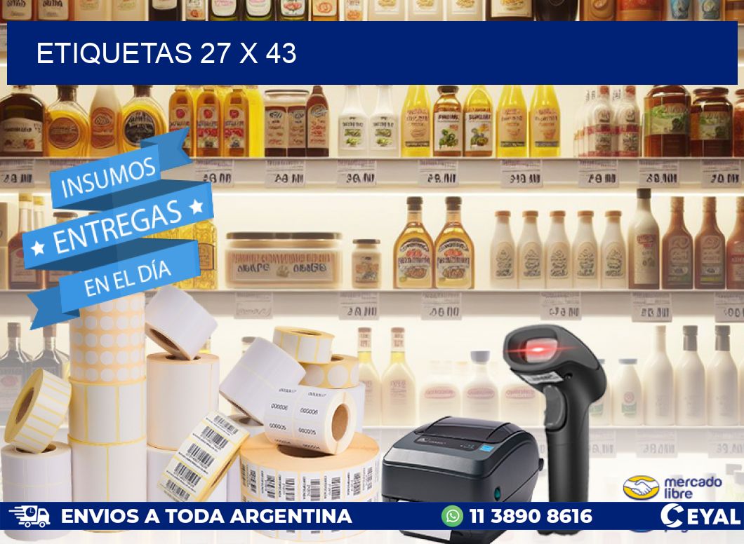 ETIQUETAS 27 x 43
