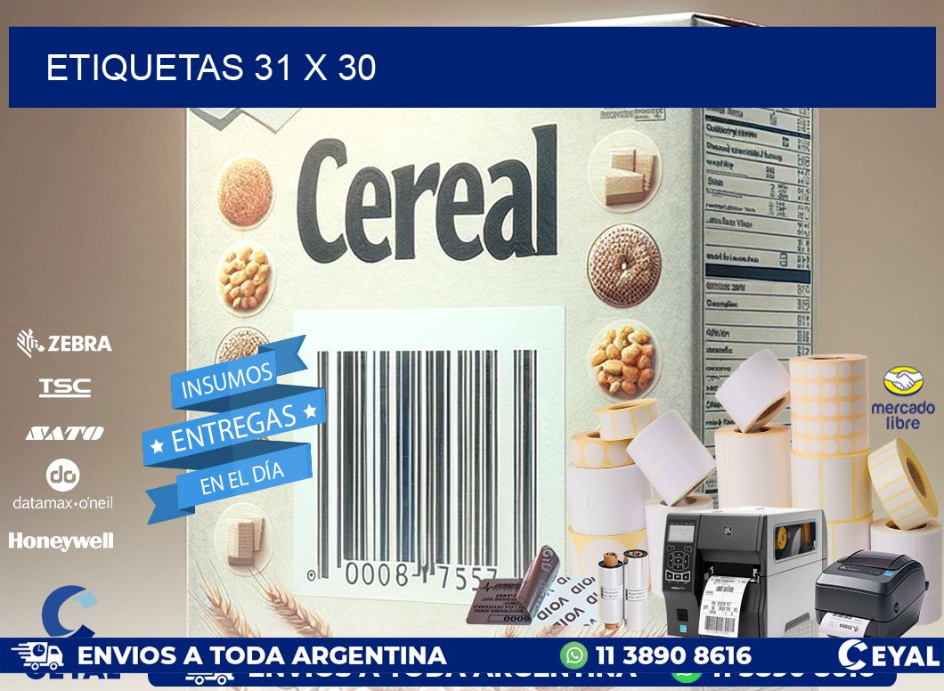ETIQUETAS 31 x 30