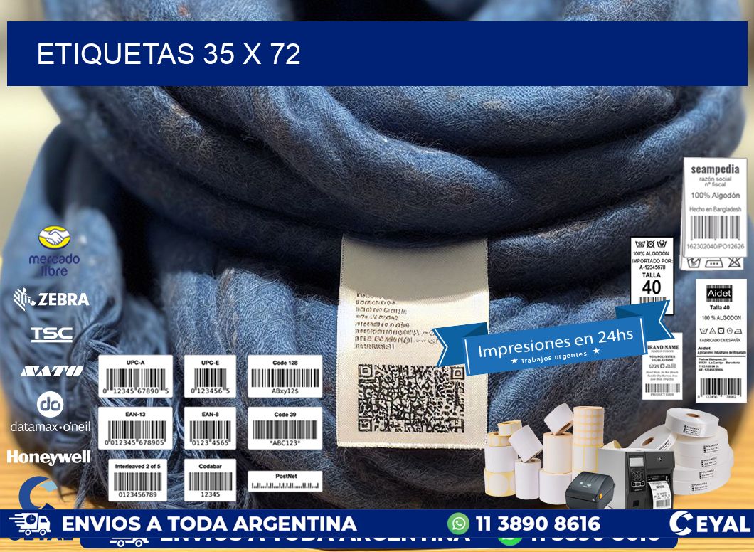 ETIQUETAS 35 x 72