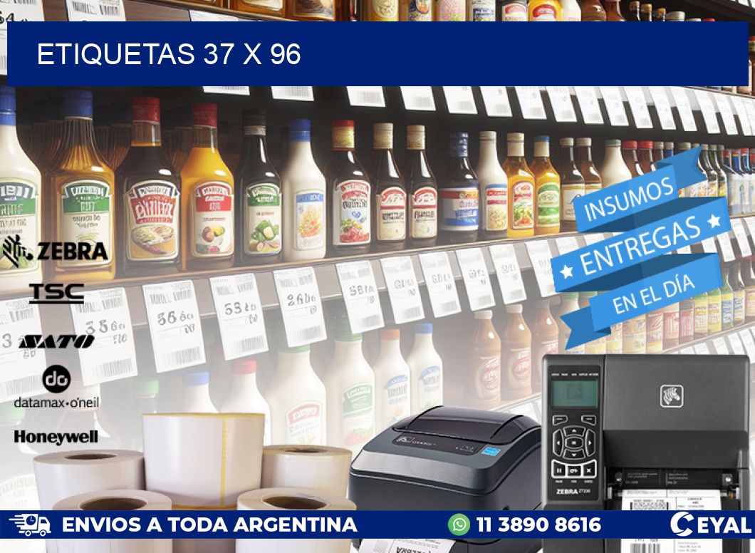 ETIQUETAS 37 x 96
