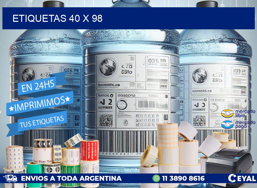 ETIQUETAS 40 x 98