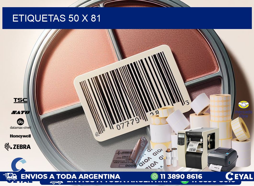 ETIQUETAS 50 x 81