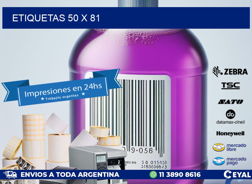 ETIQUETAS 50 x 81
