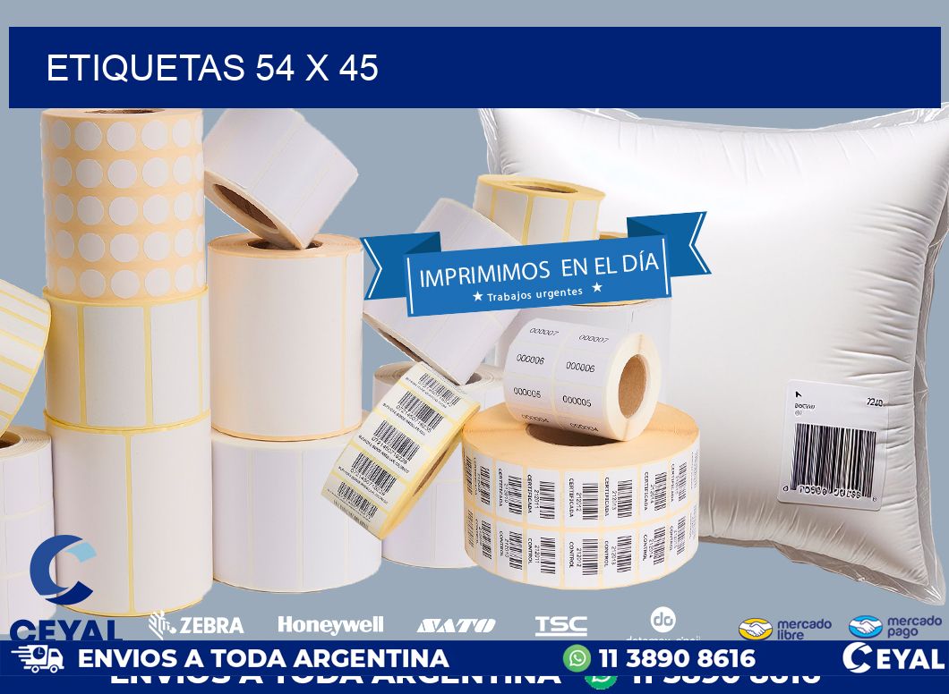 ETIQUETAS 54 x 45