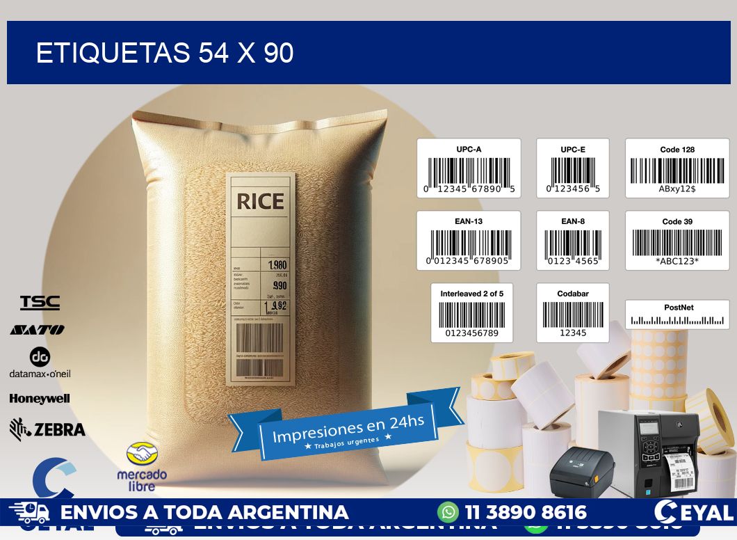 ETIQUETAS 54 x 90