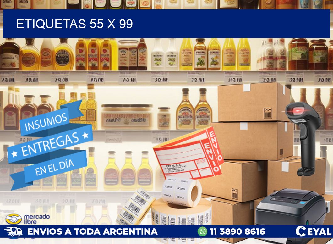 ETIQUETAS 55 x 99