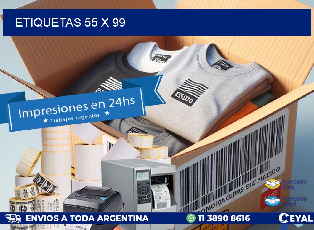 ETIQUETAS 55 x 99