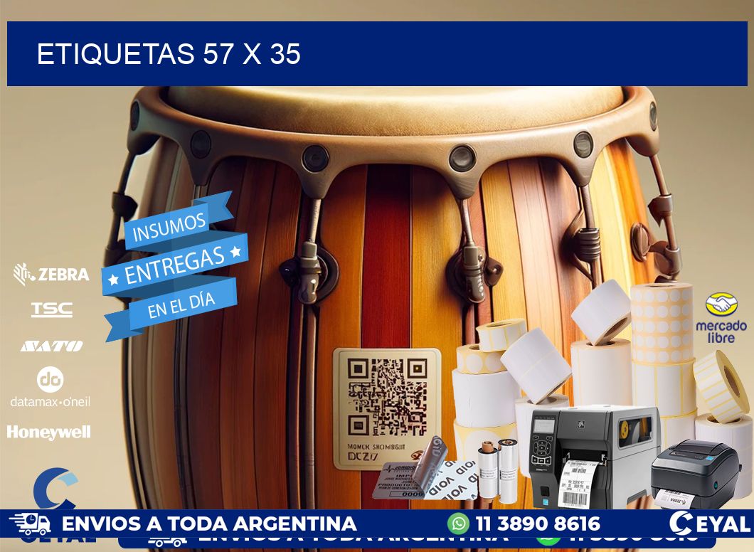 ETIQUETAS 57 x 35
