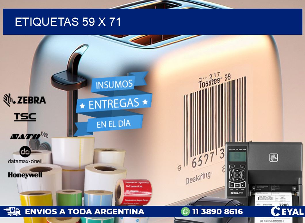ETIQUETAS 59 x 71