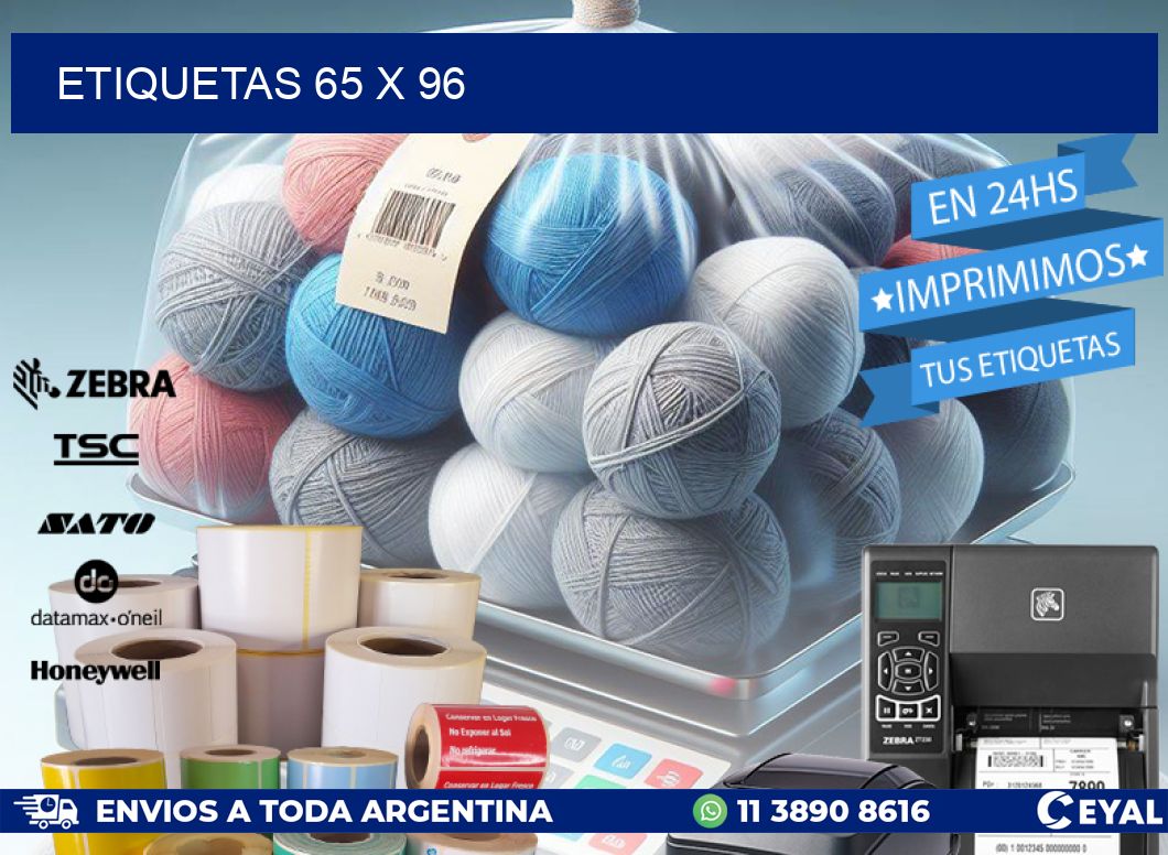 ETIQUETAS 65 x 96