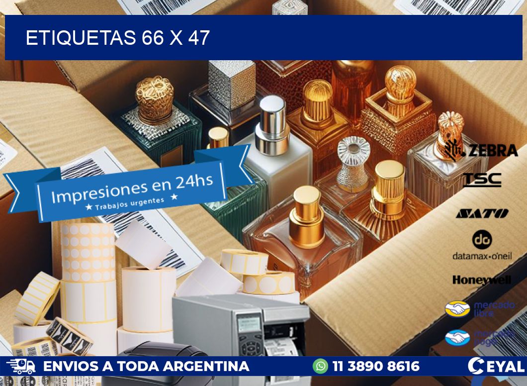 ETIQUETAS 66 x 47