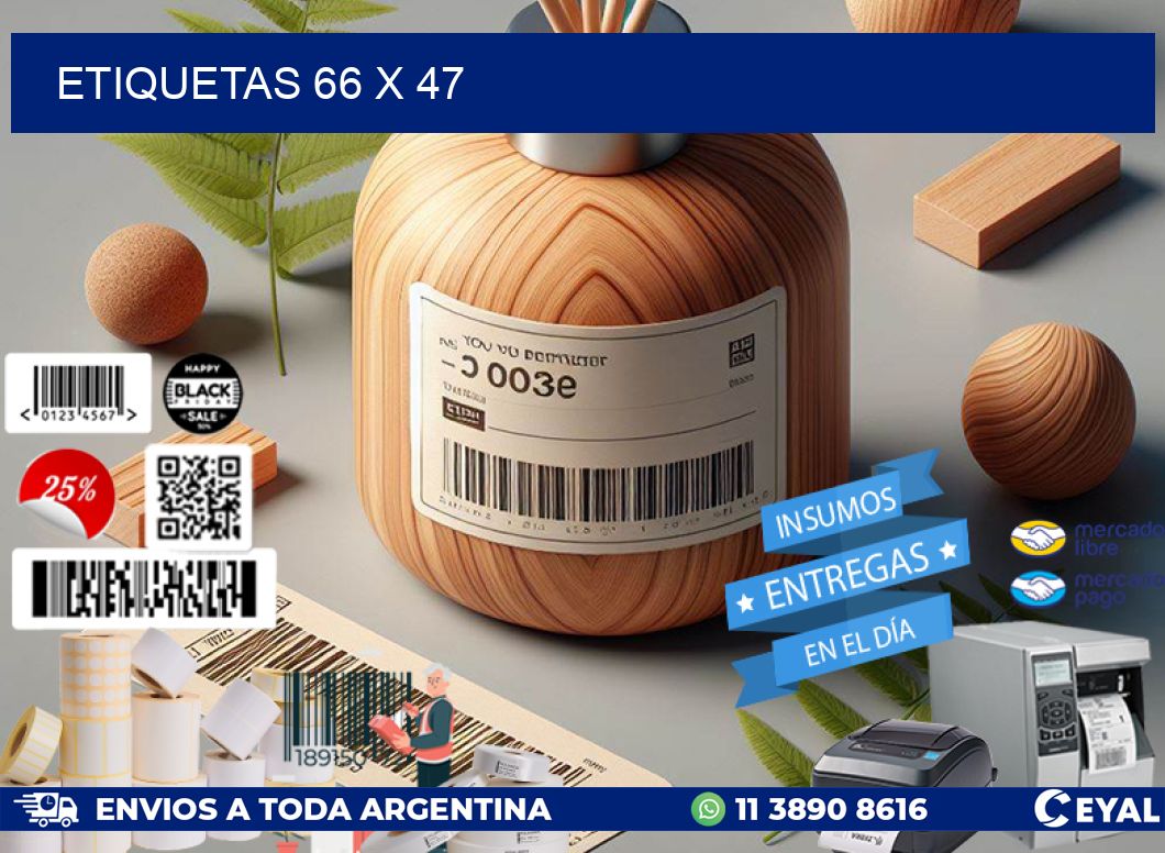 ETIQUETAS 66 x 47