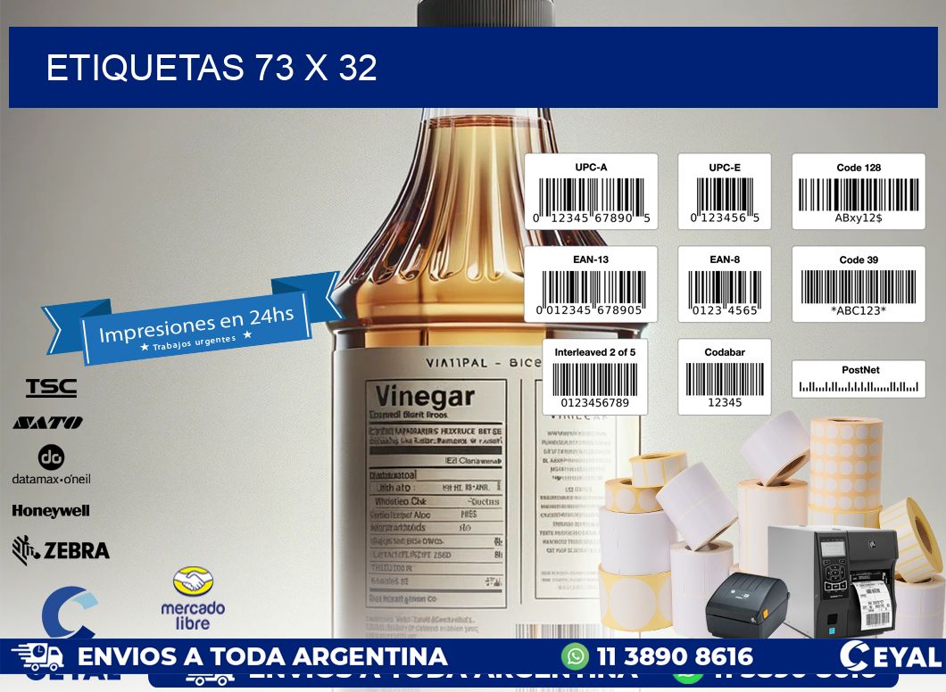 ETIQUETAS 73 x 32