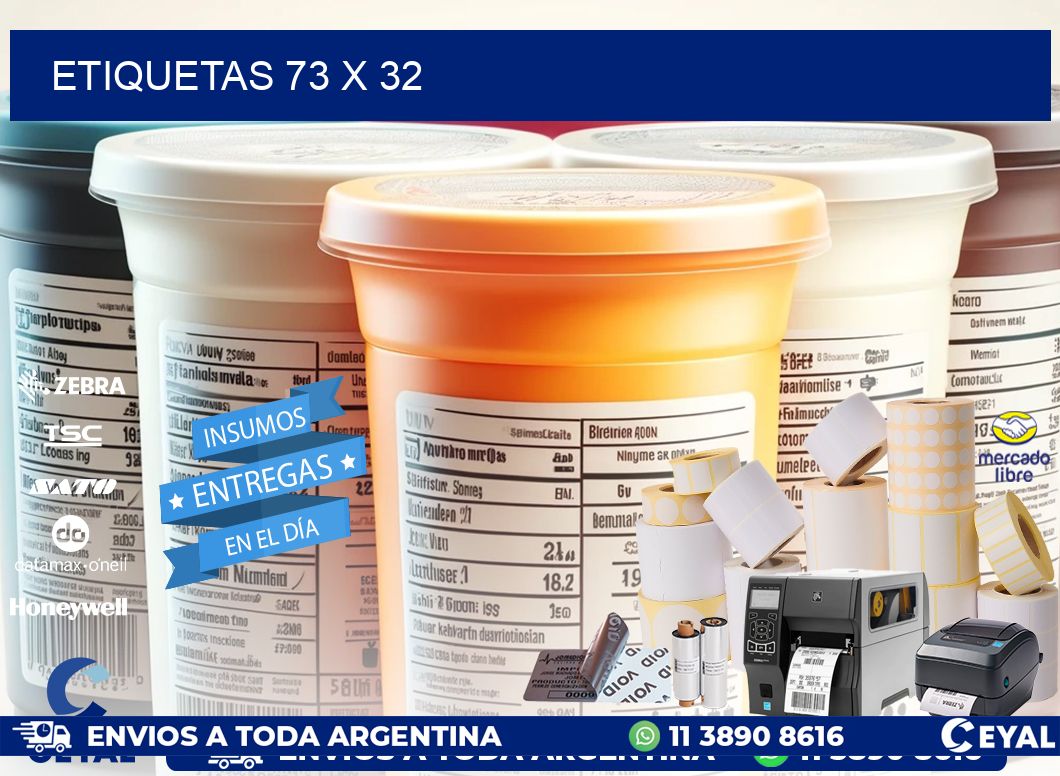 ETIQUETAS 73 x 32