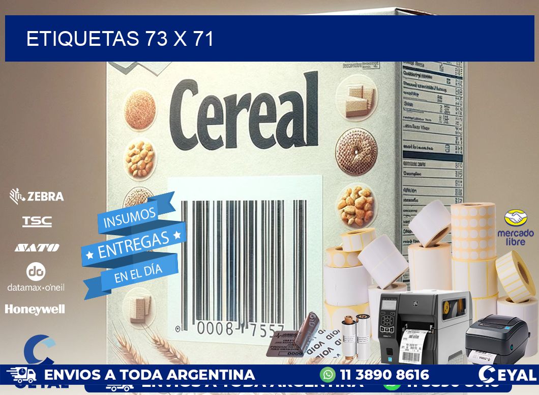 ETIQUETAS 73 x 71