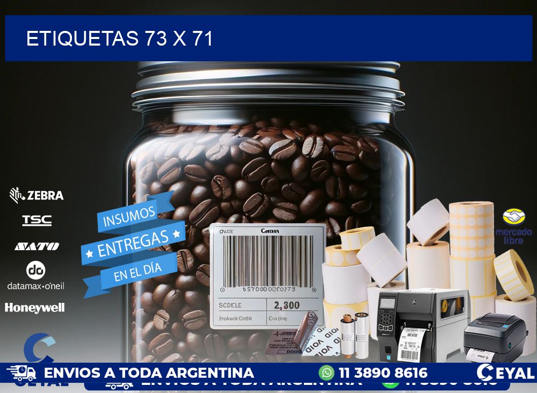 ETIQUETAS 73 x 71