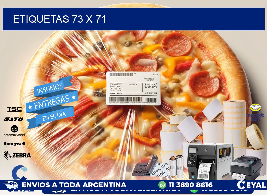 ETIQUETAS 73 x 71