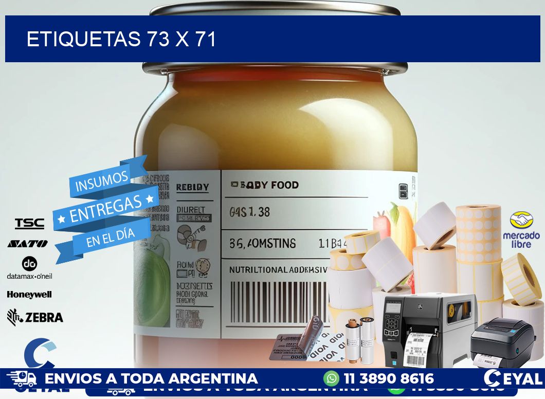 ETIQUETAS 73 x 71