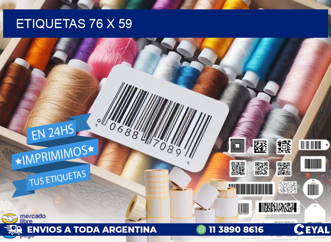 ETIQUETAS 76 x 59