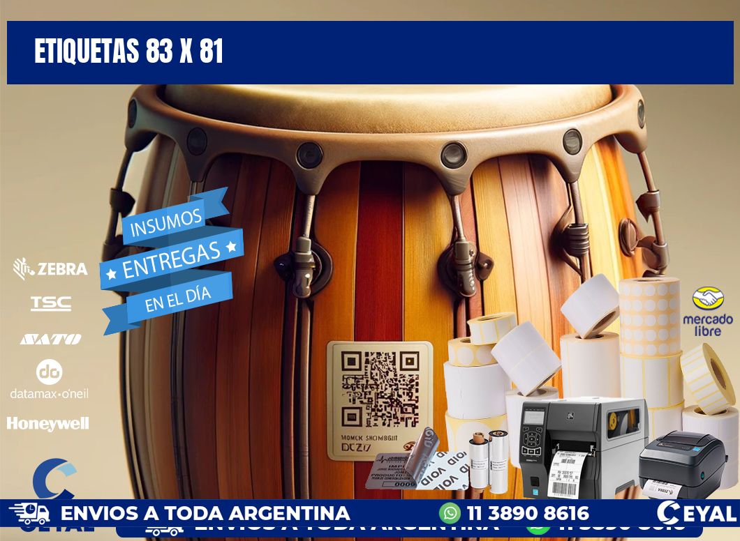 ETIQUETAS 83 x 81