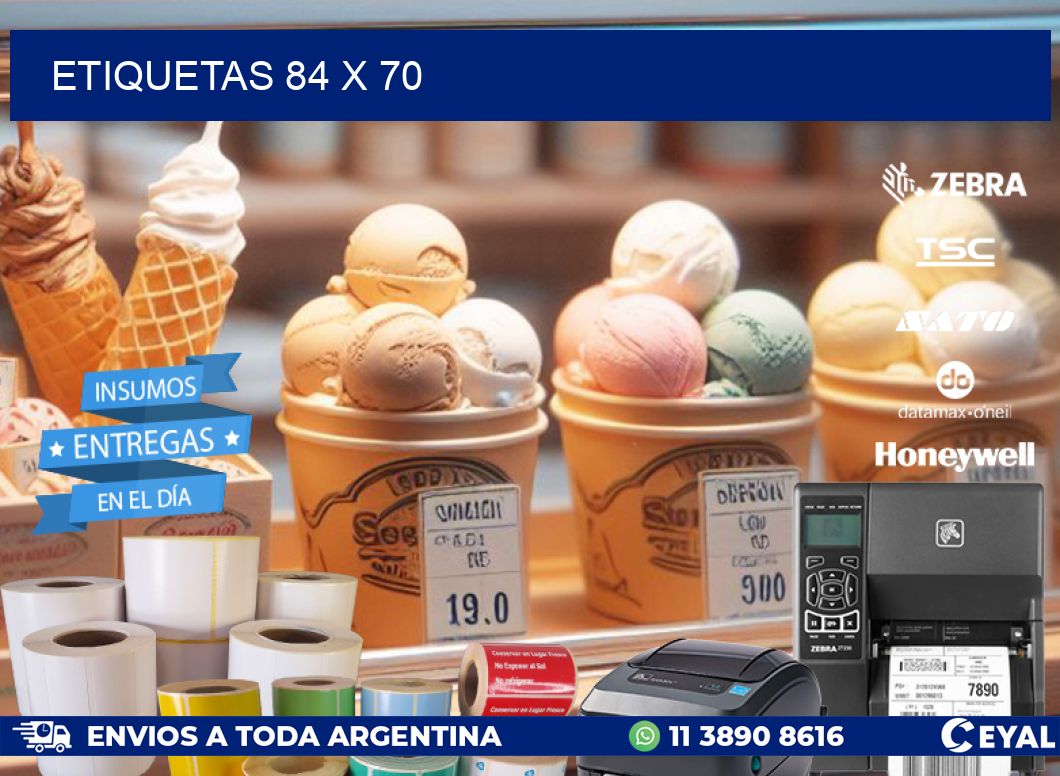 ETIQUETAS 84 x 70
