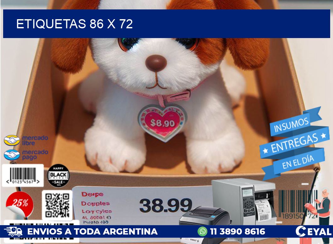 ETIQUETAS 86 x 72