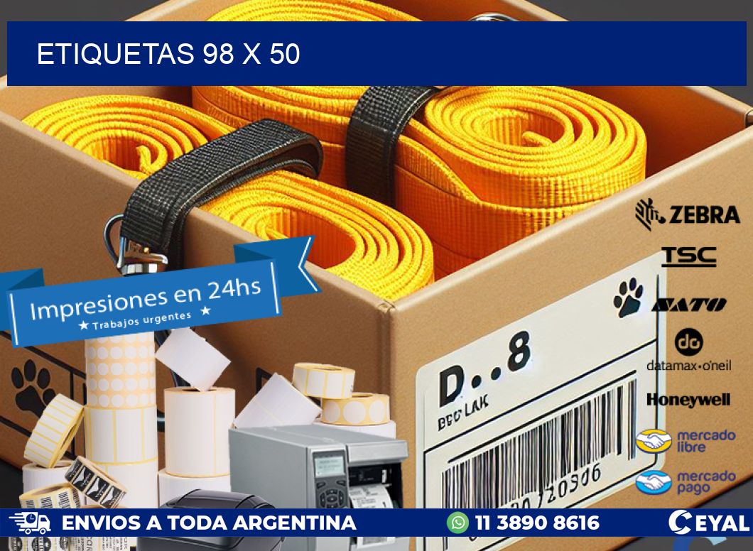 ETIQUETAS 98 x 50