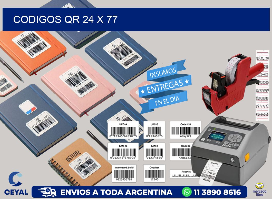CODIGOS QR 24 x 77