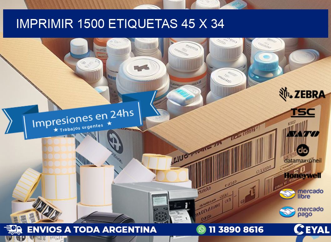 IMPRIMIR 1500 ETIQUETAS 45 x 34