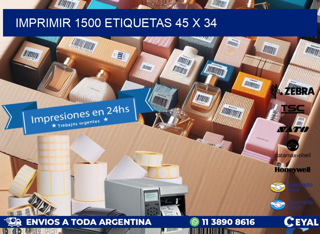 IMPRIMIR 1500 ETIQUETAS 45 x 34
