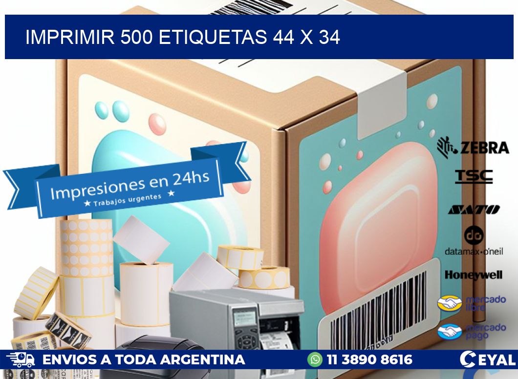 IMPRIMIR 500 ETIQUETAS 44 x 34