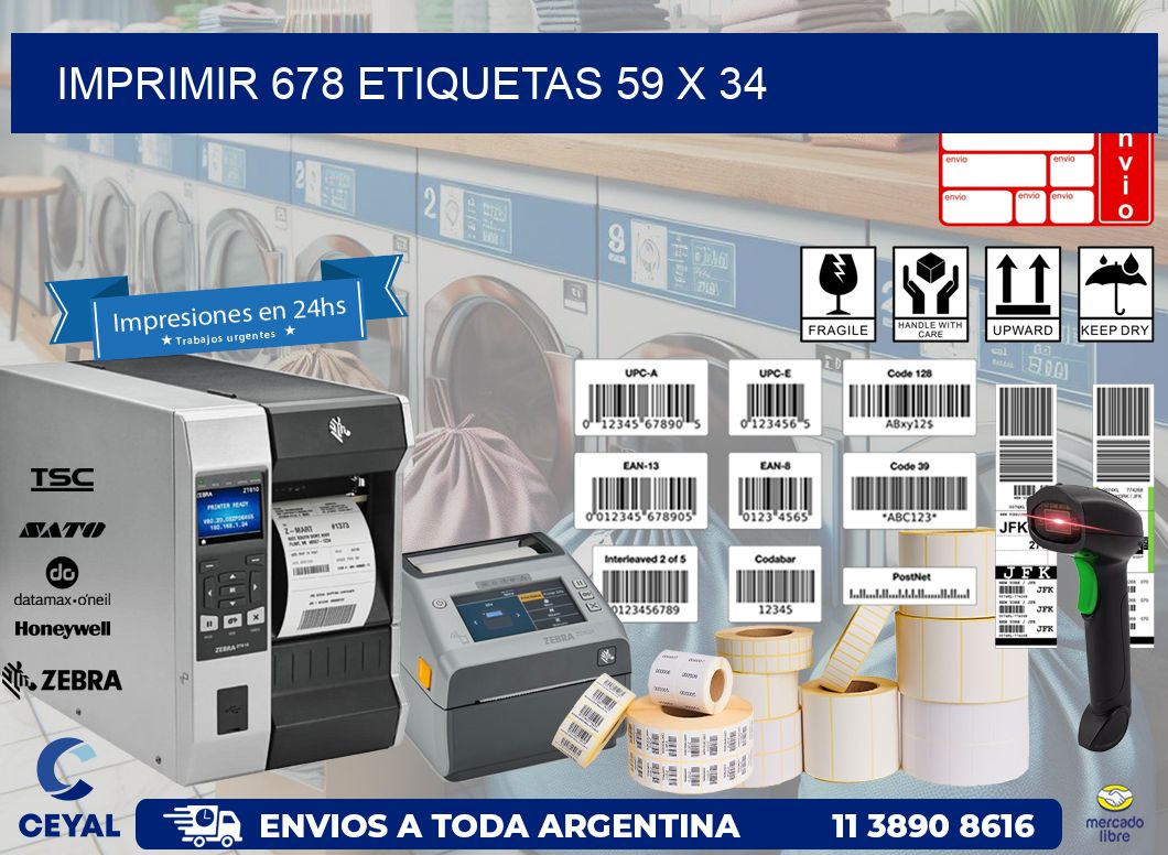 IMPRIMIR 678 ETIQUETAS 59 x 34
