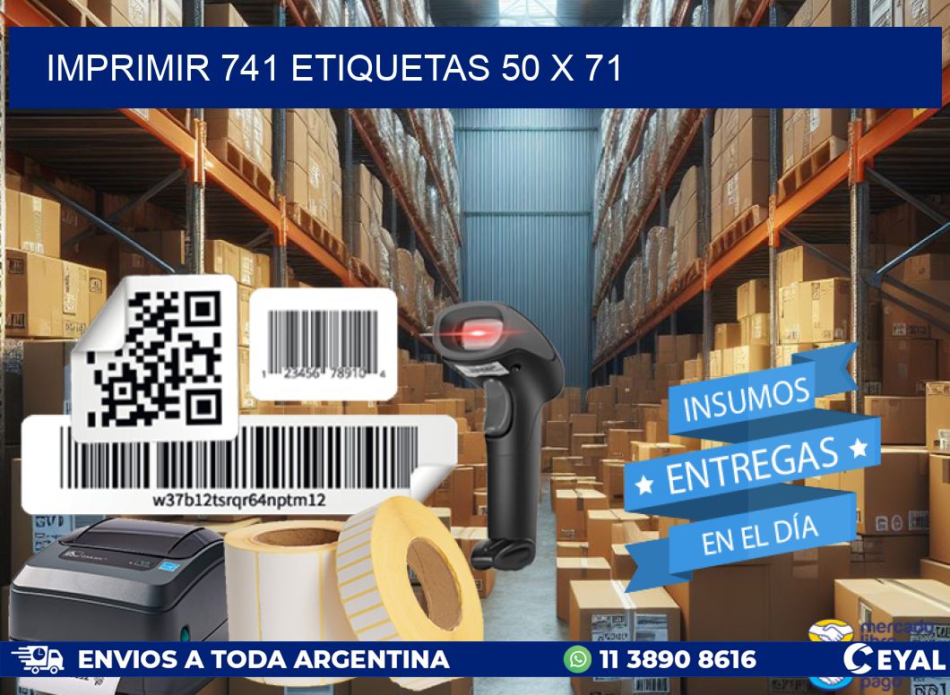 IMPRIMIR 741 ETIQUETAS 50 x 71