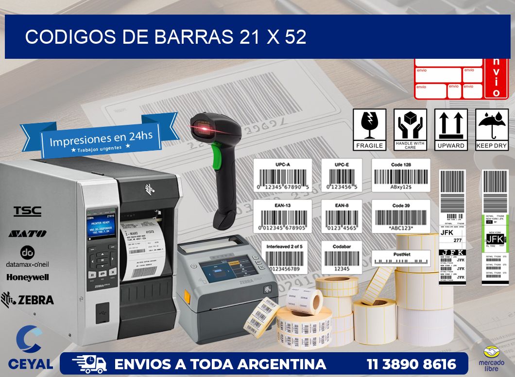 codigos de barras 21 x 52