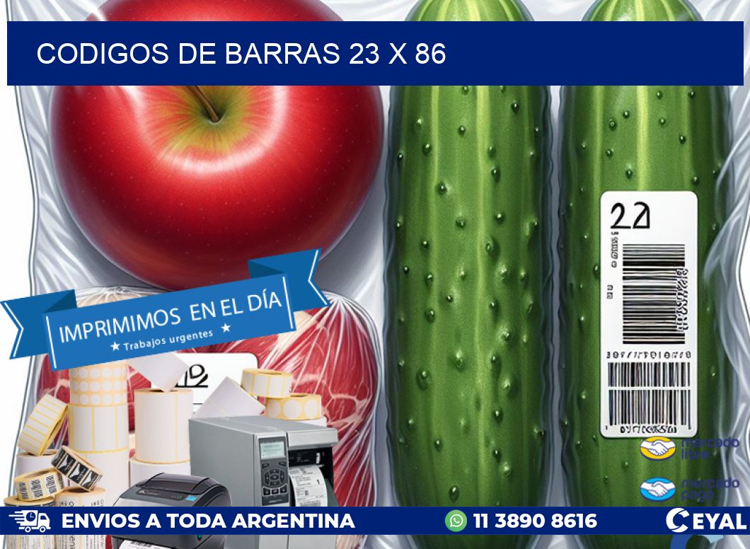 codigos de barras 23 x 86