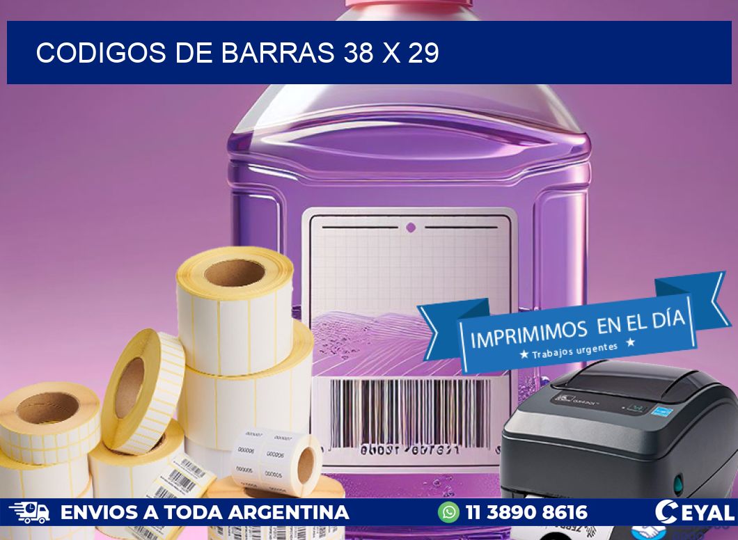 codigos de barras 38 x 29