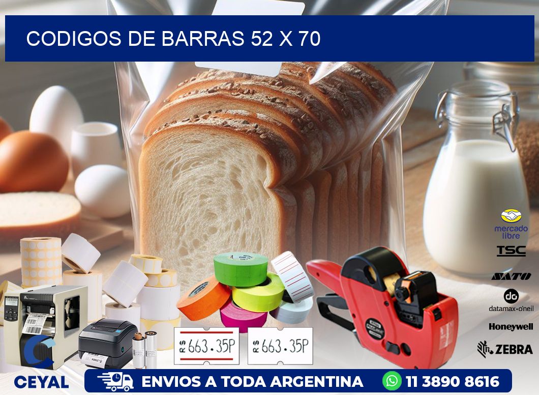 codigos de barras 52 x 70