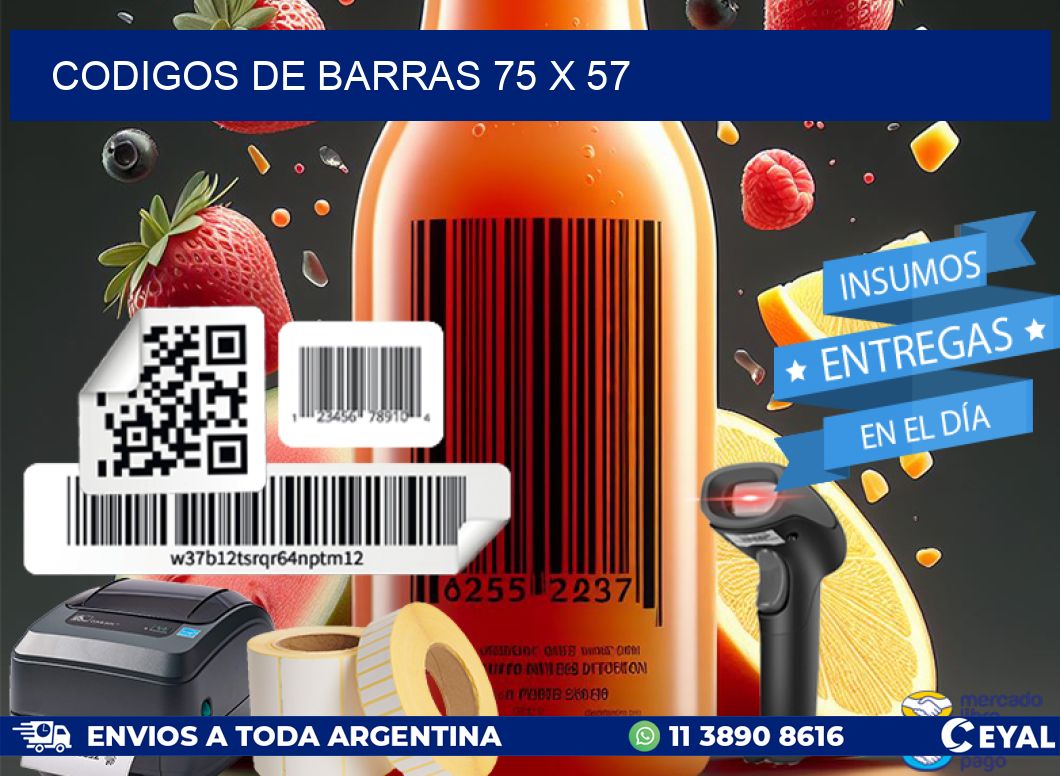 codigos de barras 75 x 57